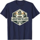 Land Between the Lakes Travel Art Badge Vintage T-Shirt - T-Shirt | Navy