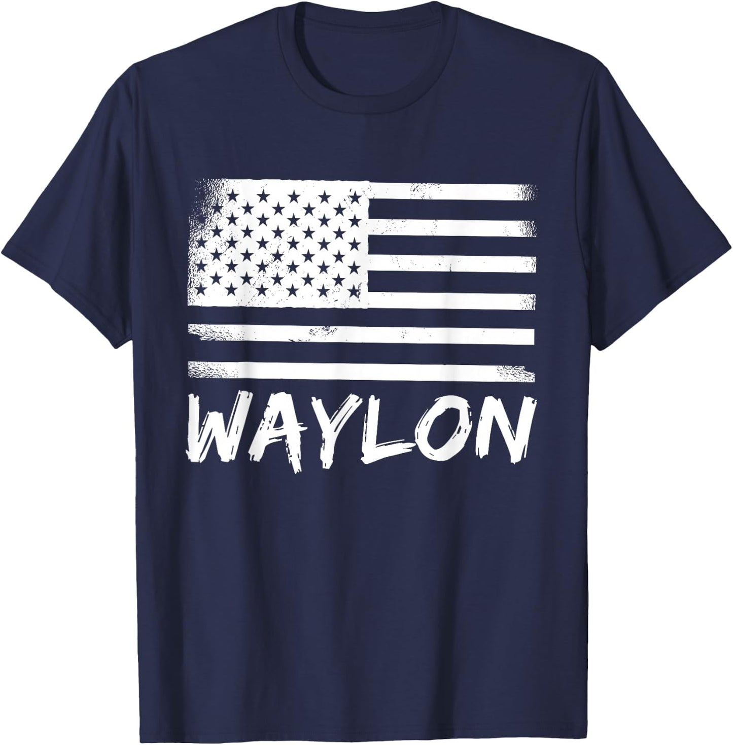 Waylon Birthday Personalized Forename Citizenship Name T-Shirt - T-Shirt | Navy