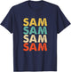 Sam Name T-Shirt - T-Shirt | Navy