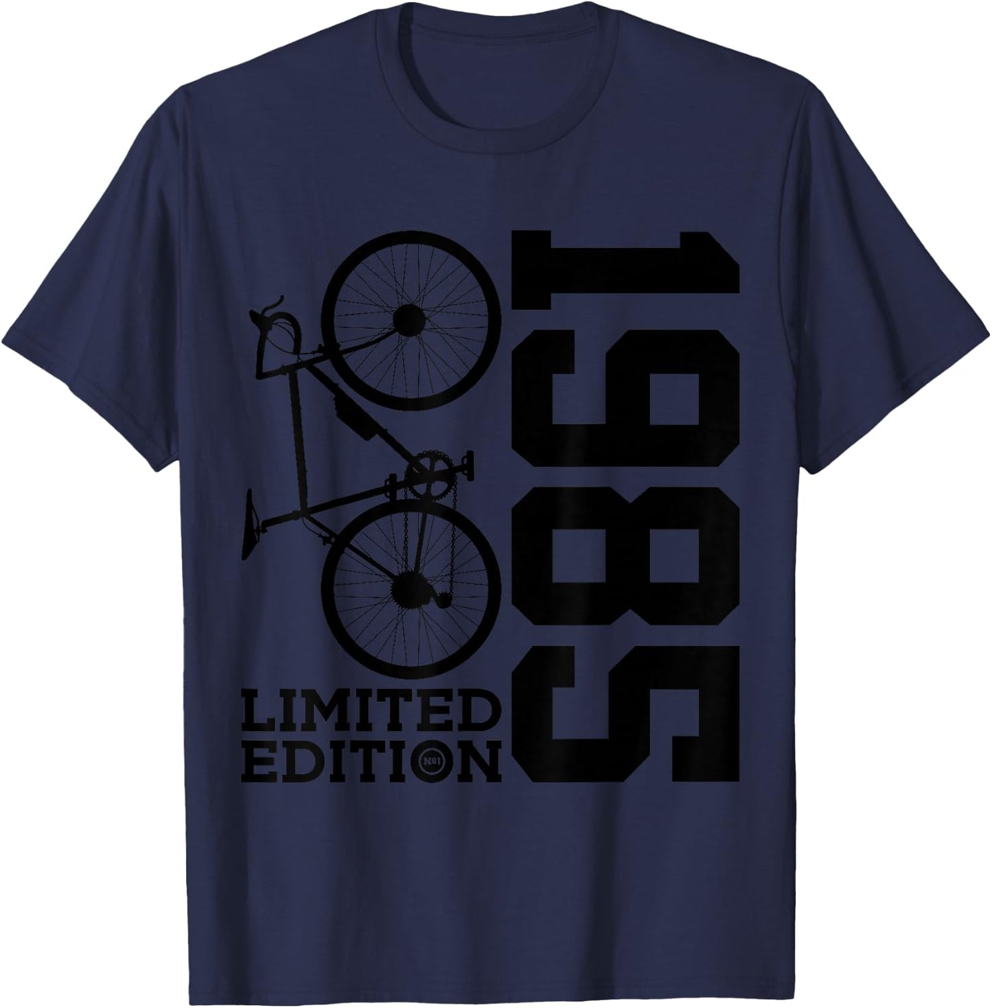 Cyclist 1985 Bike 41st Birthday Racing Bike T-Shirt - T-Shirt | Navy