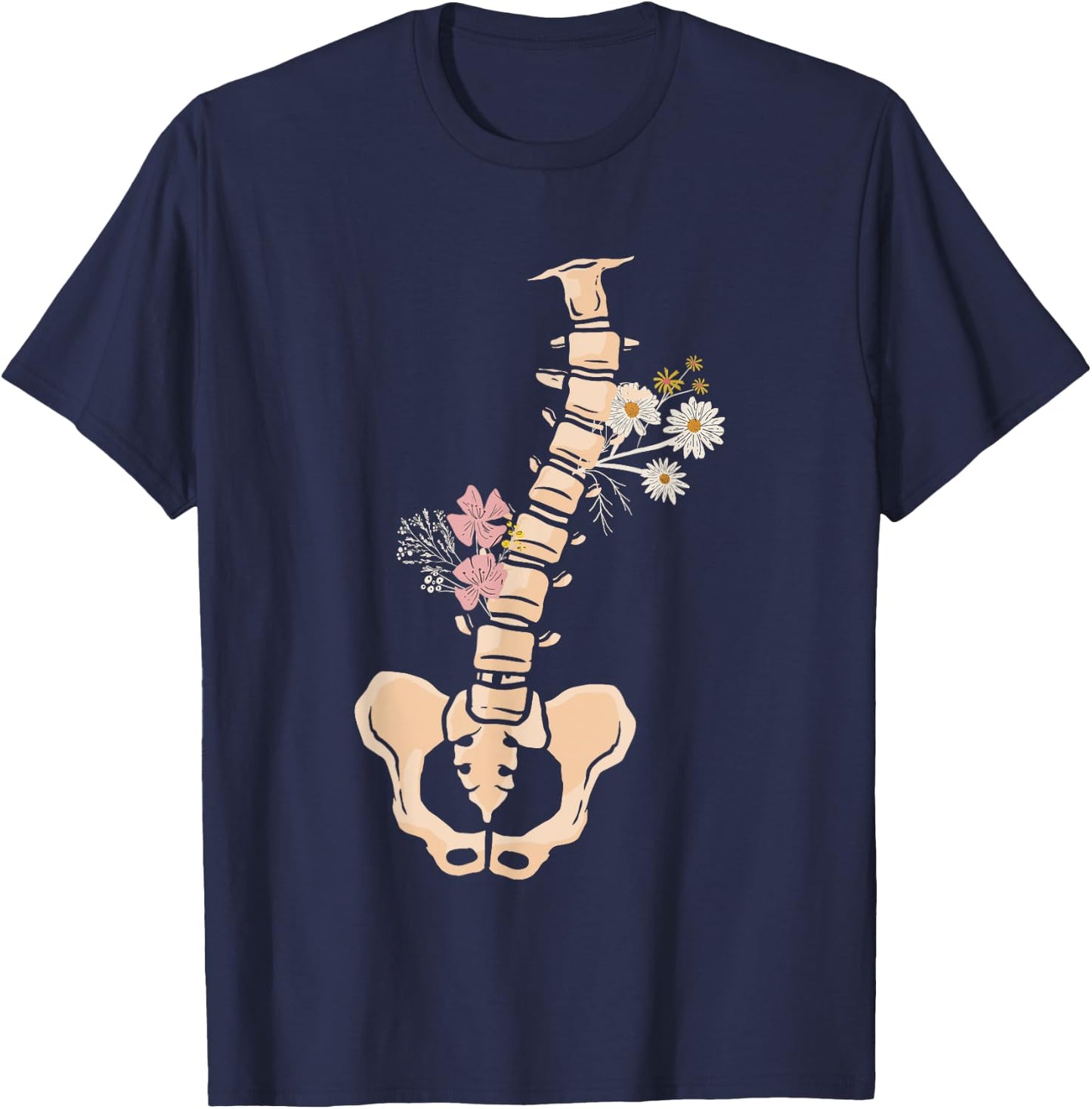 Spine Vertebrae - Medical Student Future Spine Surgery Lover T-Shirt - T-Shirt | Navy
