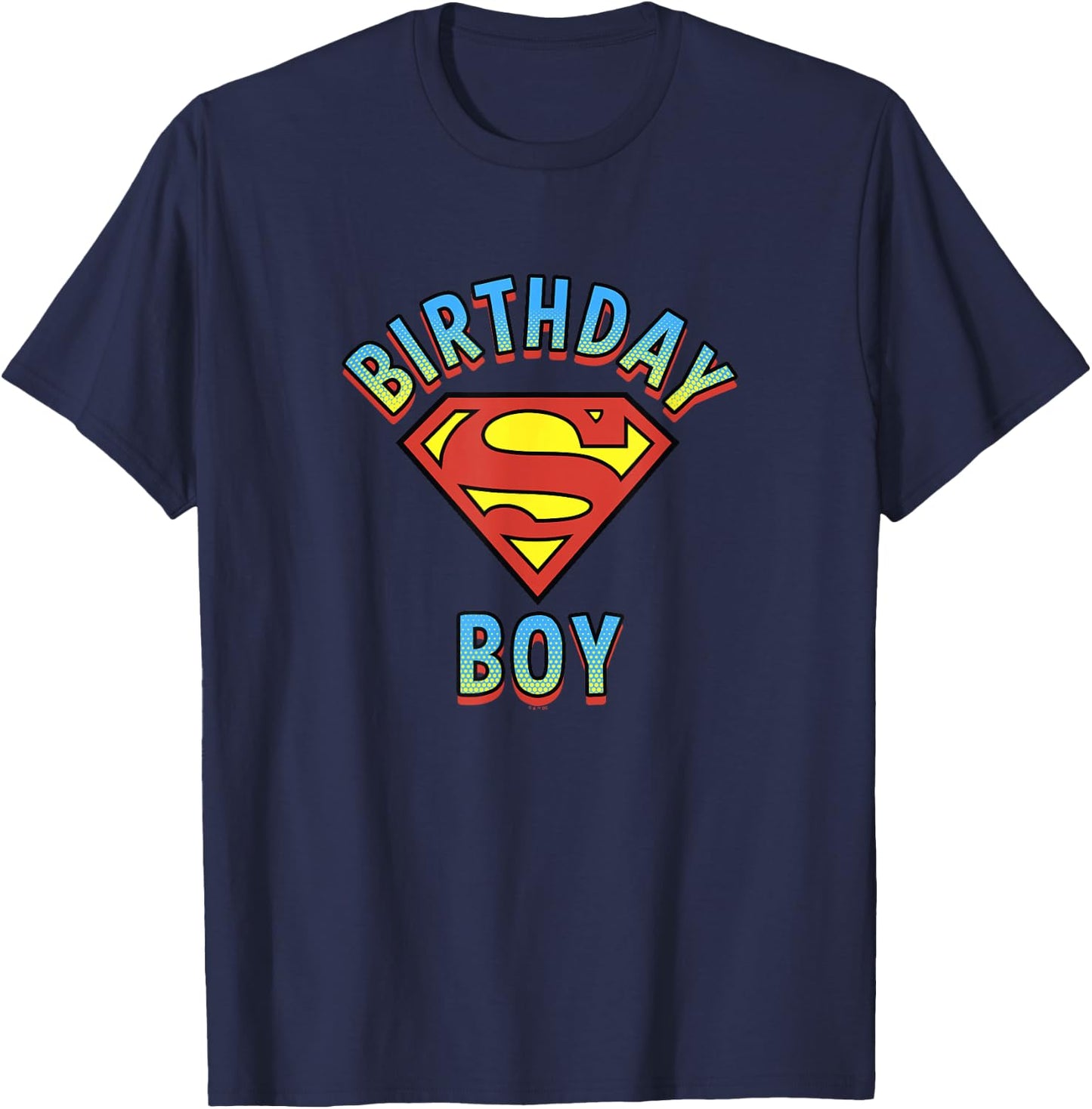 DC Comics Justice League Superman Birthday Boy T-Shirt - T-Shirt | Navy