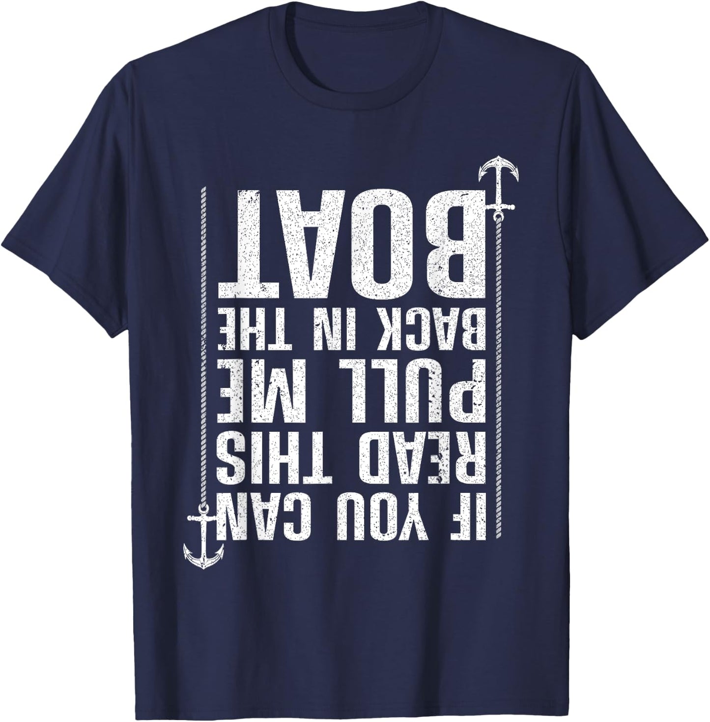 Funny Boating Design Women Boating Boater Boat Owner T-Shirt - T-Shirt | Navy