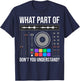 Funny DJ Design Women Sound Engineer Disc Jockey T-Shirt - T-Shirt | Navy