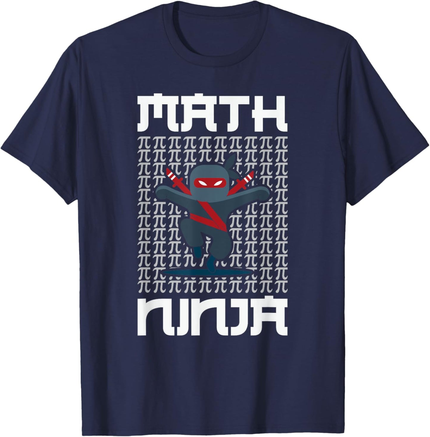 Real Math Ninja - Cool Maths for Kids Warrior T-Shirt - T-Shirt | Navy