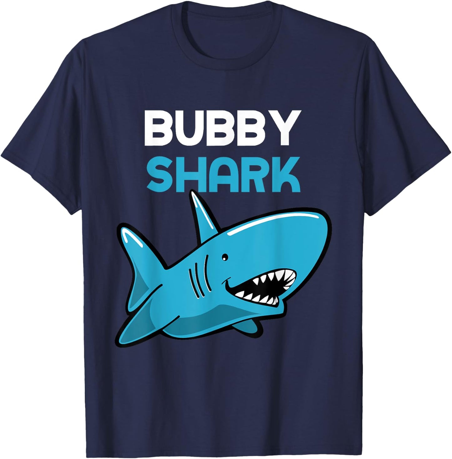 Bubby Shark Funny Family T-Shirt - T-Shirt | Navy