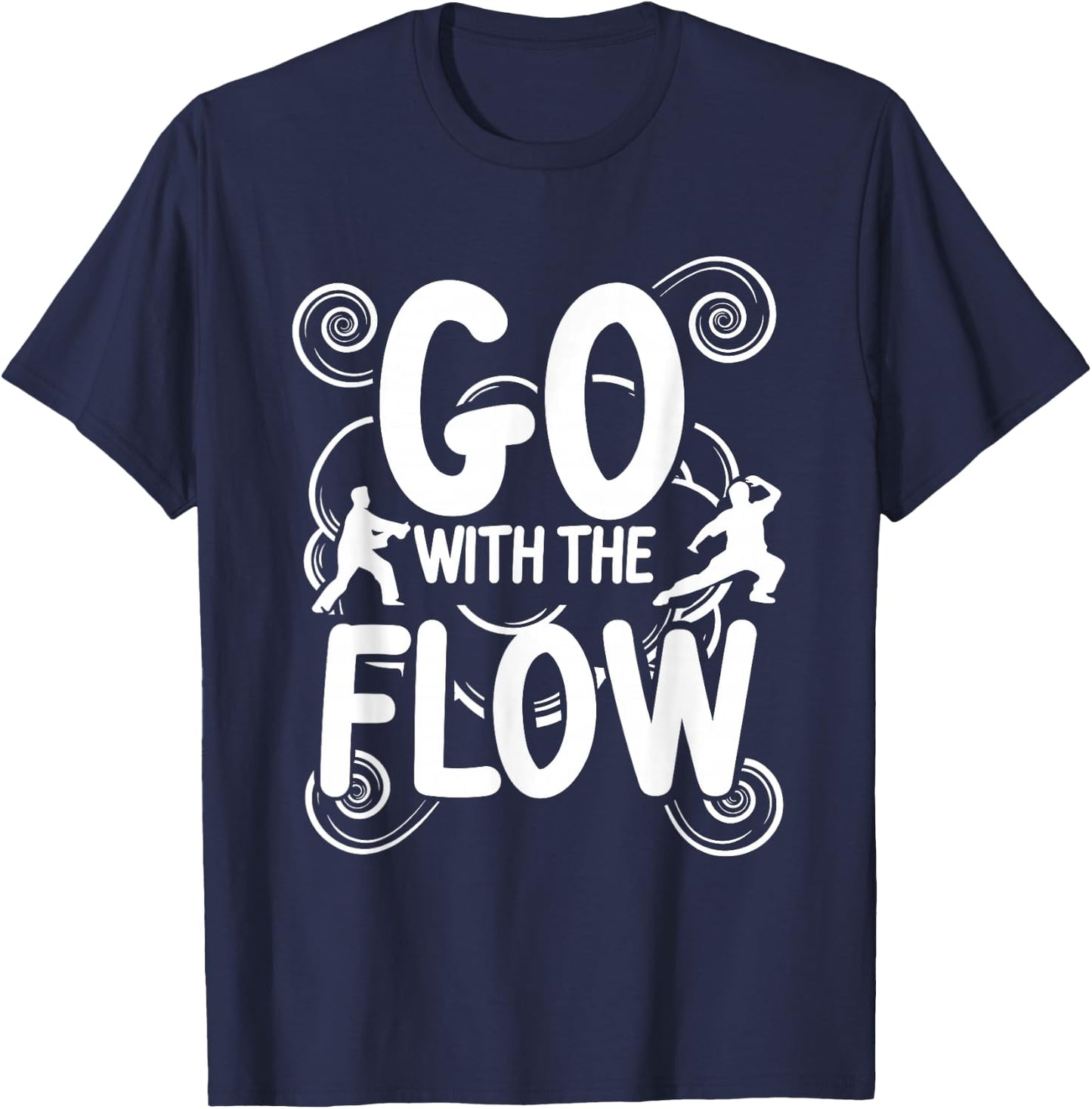 Chi Gong Yin Yang T-Shirt - T-Shirt | Navy