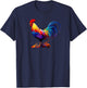 Rooster Country Decor Chicken Gallo Farm T-Shirt - T-Shirt | Navy
