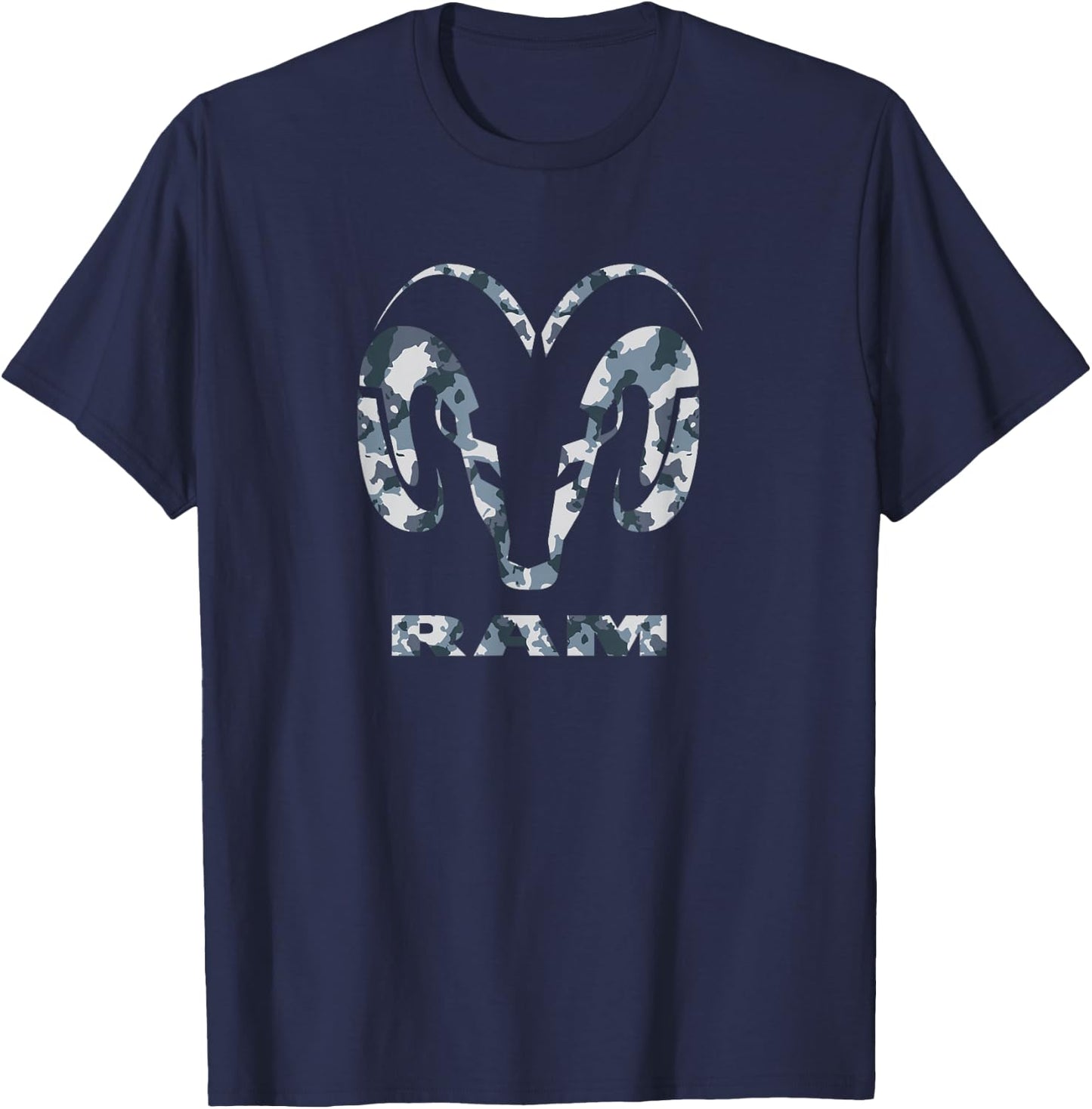 RAM Trucks Winter Camo Logo T-Shirt - T-Shirt | Navy