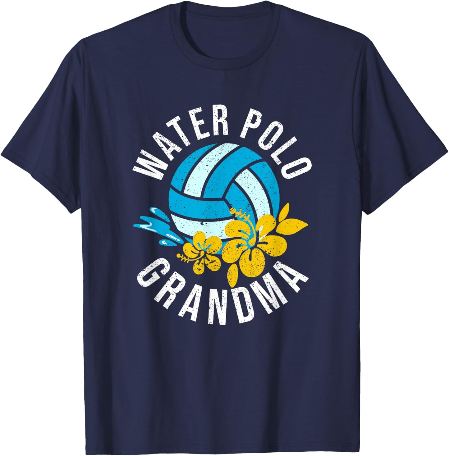 Water Polo Grandma Love Game Day Championship Team Lover T-Shirt - T-Shirt | Navy