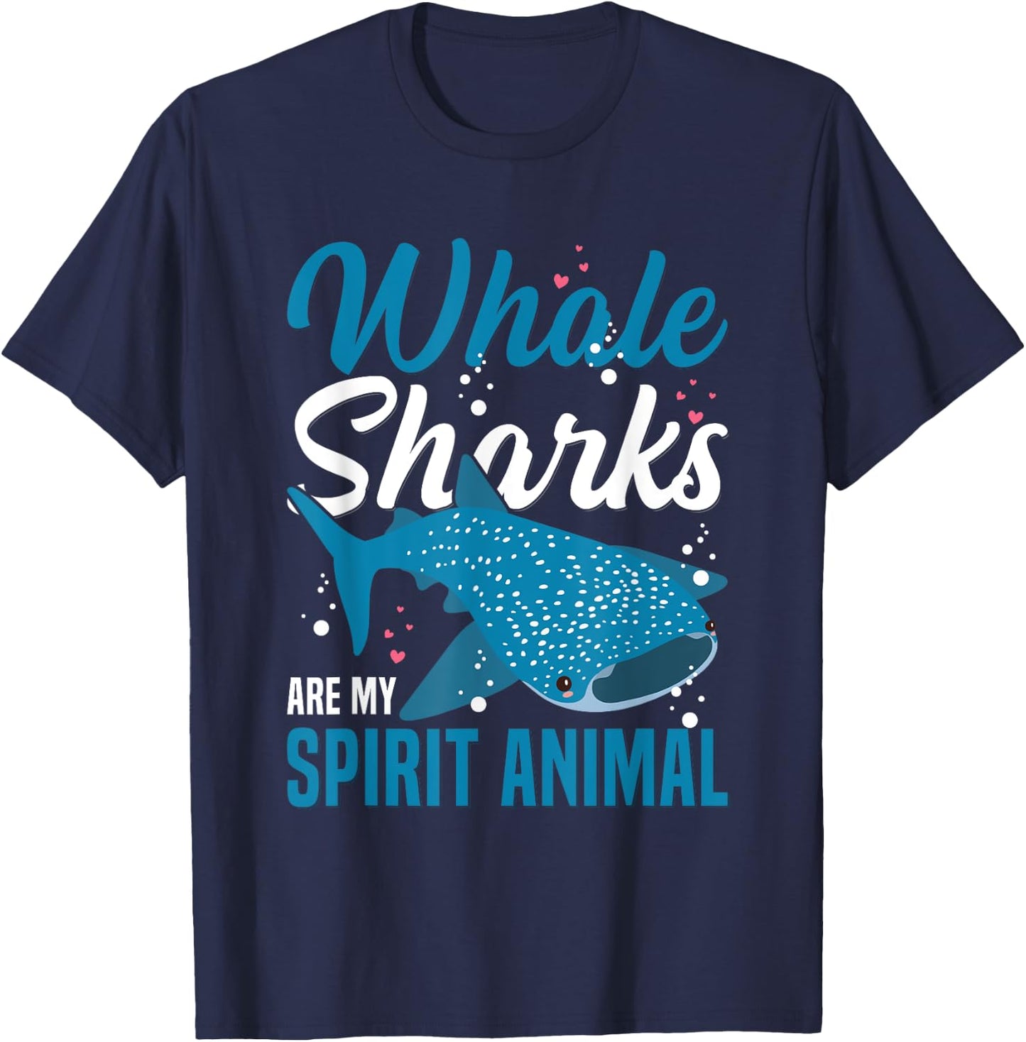 Whale Shark Diving Quote for a Whale Shark Lover T-Shirt - T-Shirt | Navy