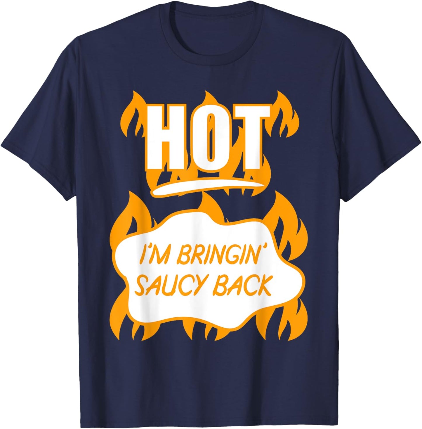 HOT SAUCES Group Halloween Costumes HOT TACO SAUCE T-Shirt - T-Shirt | Navy