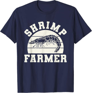 Shrimp Farmer Shrimp Seafood Shellfish T-Shirt - T-Shirt | Navy