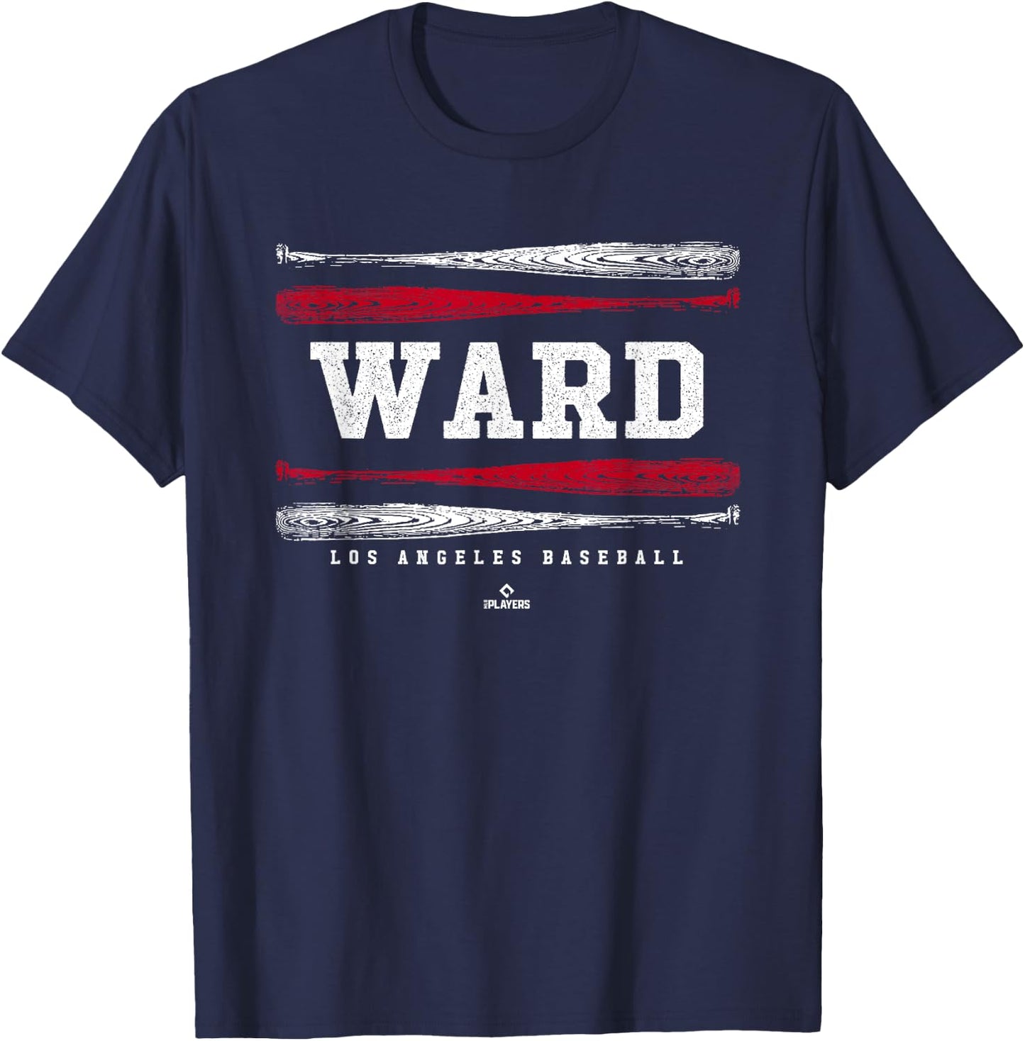 Vintage Baseball Bat Gameday Taylor Ward Los Angeles MLBPA T-Shirt - T-Shirt | Navy