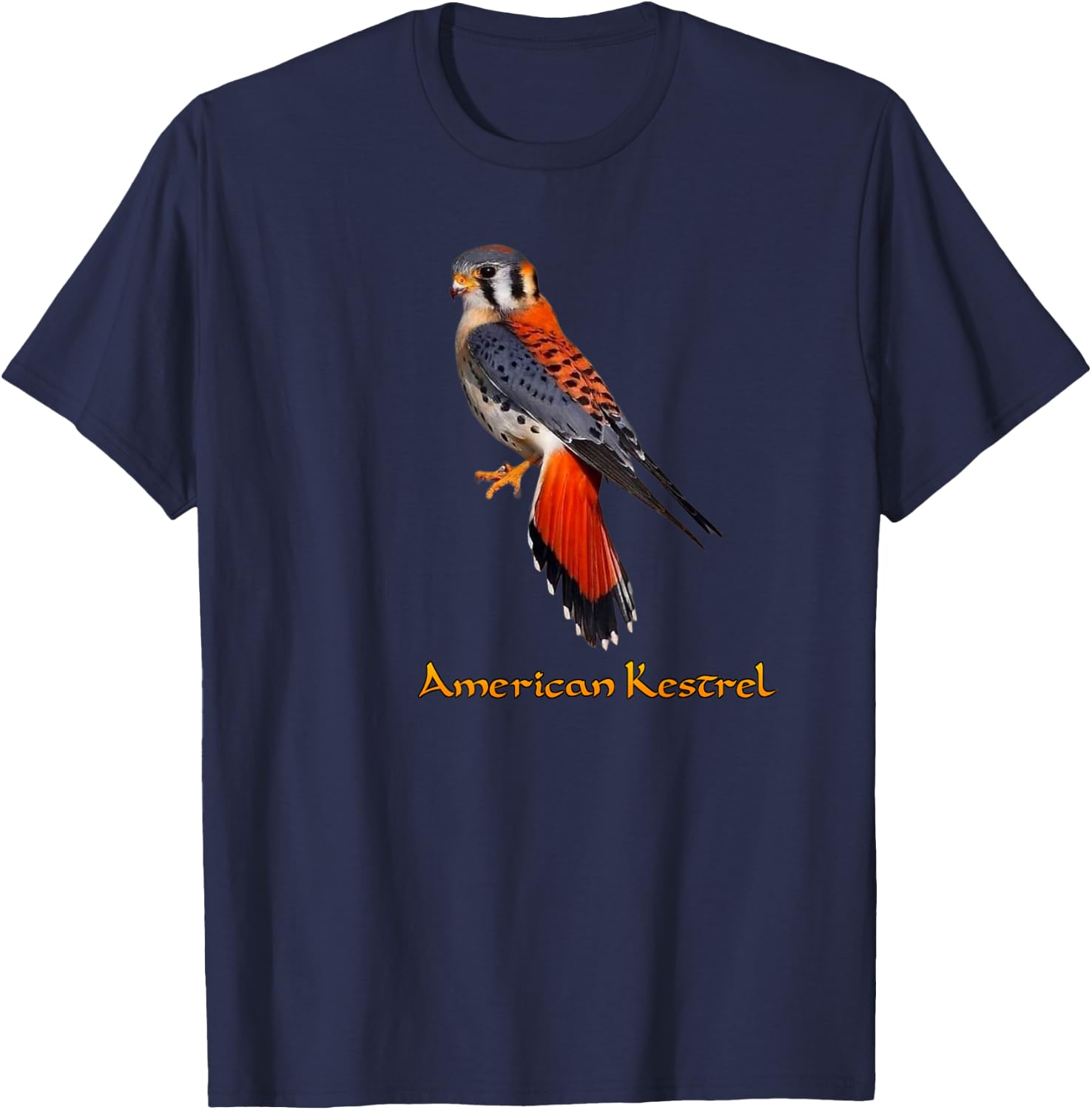 American Kestrel T-Shirt - T-Shirt | Navy