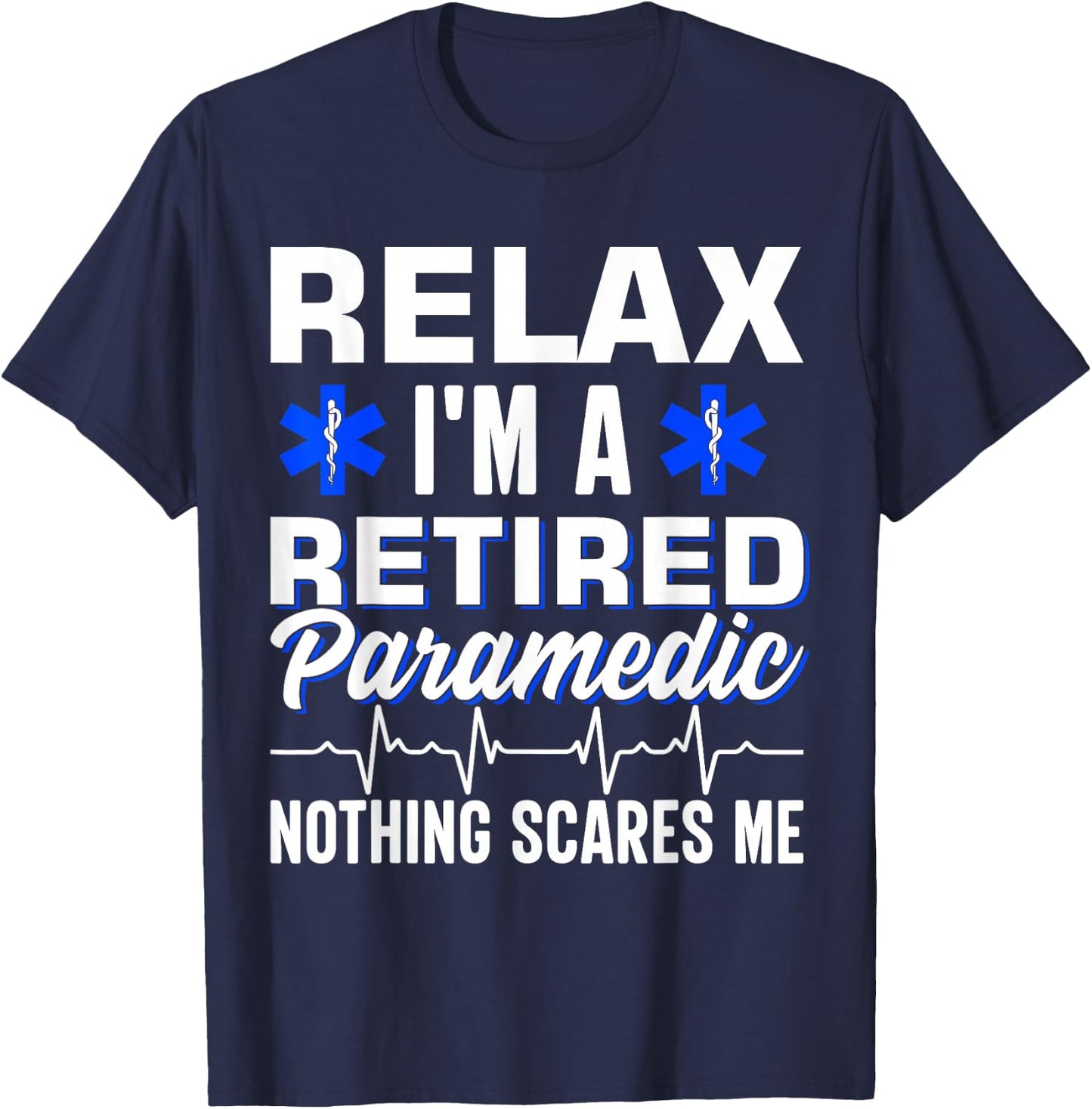 Retirement Party Ambulance First Aid EMT Retired Paramedic T-Shirt - T-Shirt | Navy