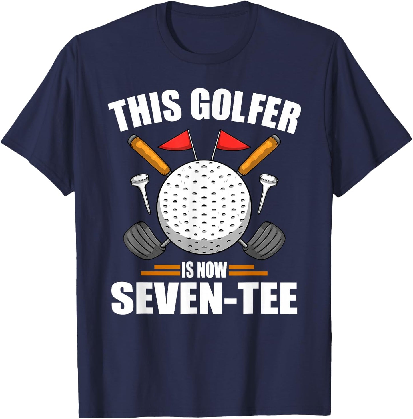Birthday Golf Shirts 70th Year Old Golfer Golfing T-Shirt - T-Shirt | Navy