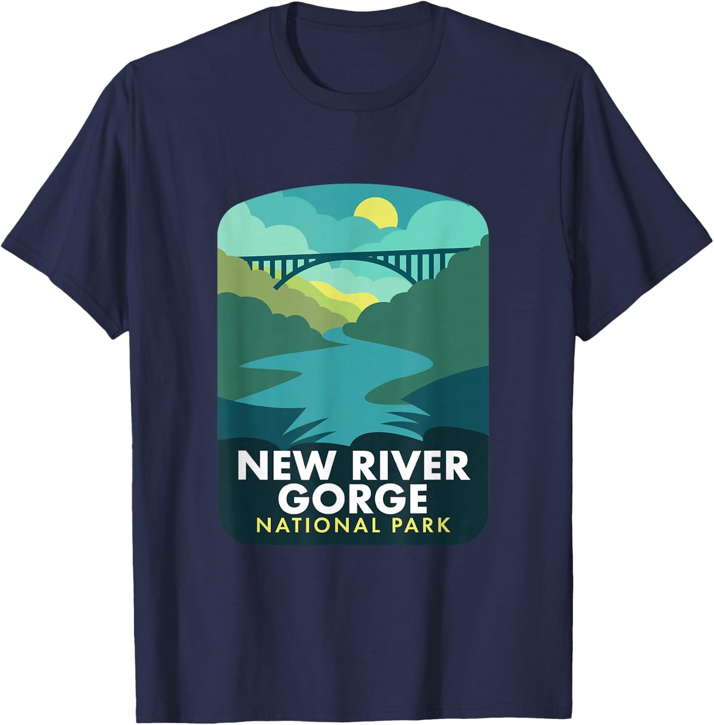 New River Gorge National Park T-Shirt - T-Shirt | Navy