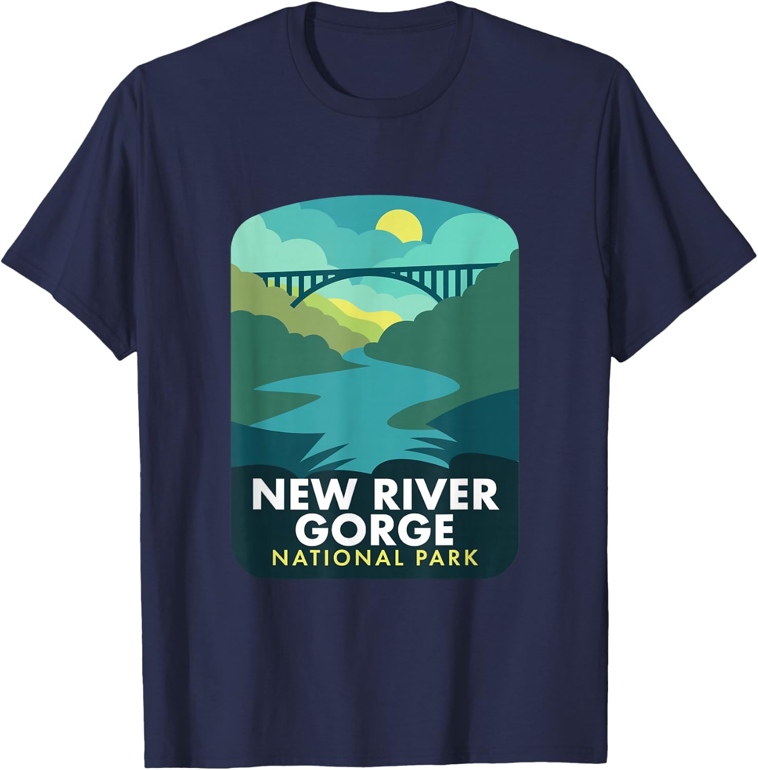 New River Gorge National Park T-Shirt - T-Shirt | Navy