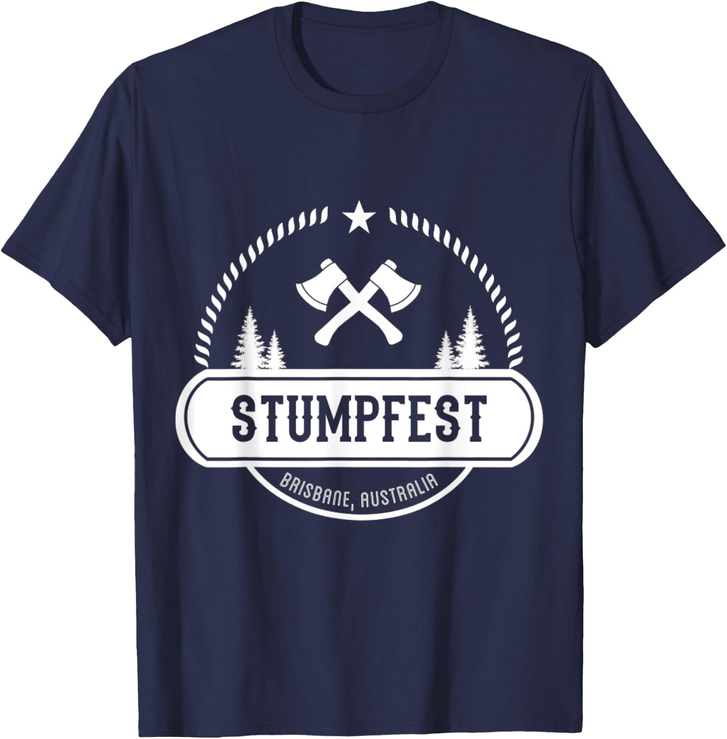 Stumpfest 2023 Brisbane Get Sweaty T-Shirt - T-Shirt | Navy