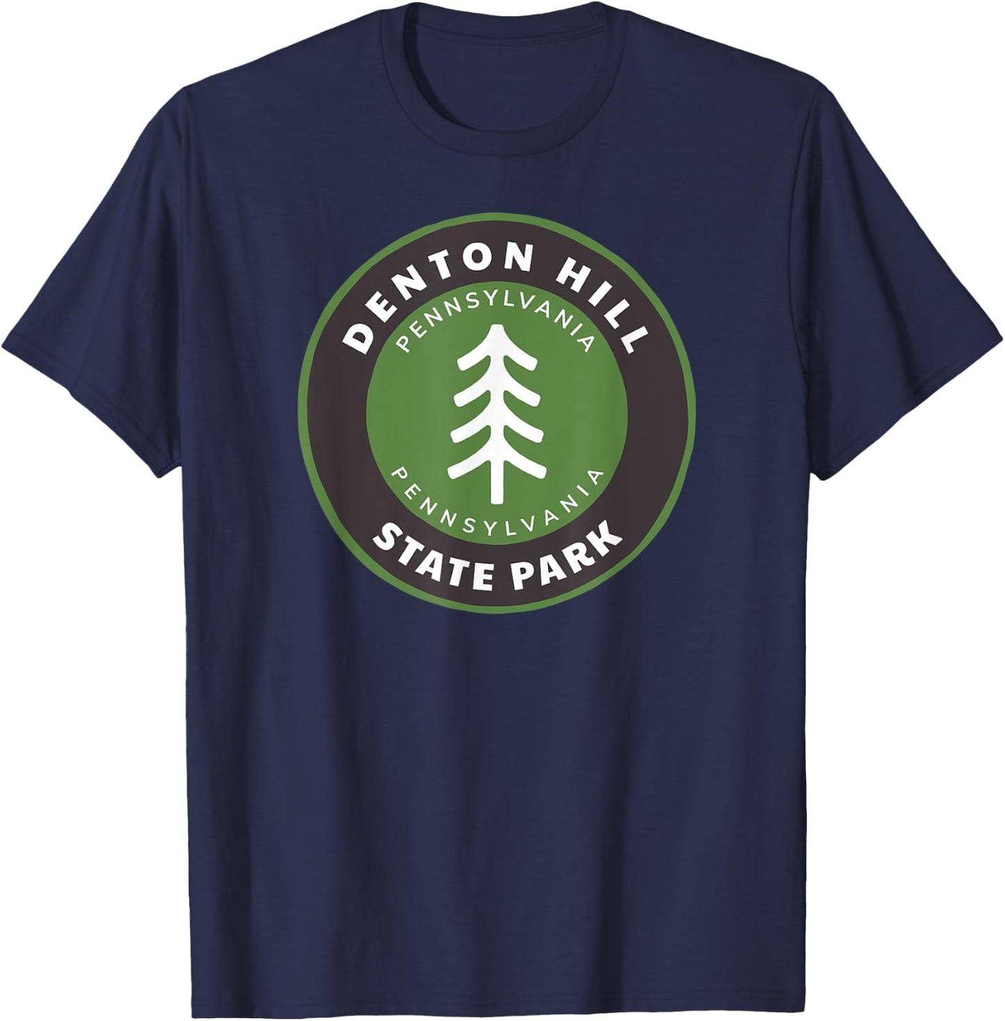 Denton Hill State Park Pennsylvania PA Vacation Souvenir T-Shirt - T-Shirt | Navy