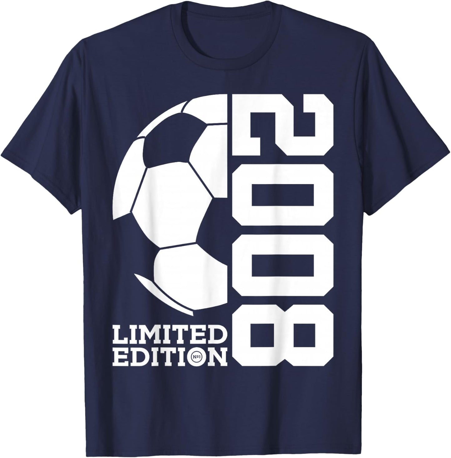 18th BIRTHDAY SOCCER LIMITED EDITION 2008 T-Shirt - T-Shirt | Navy