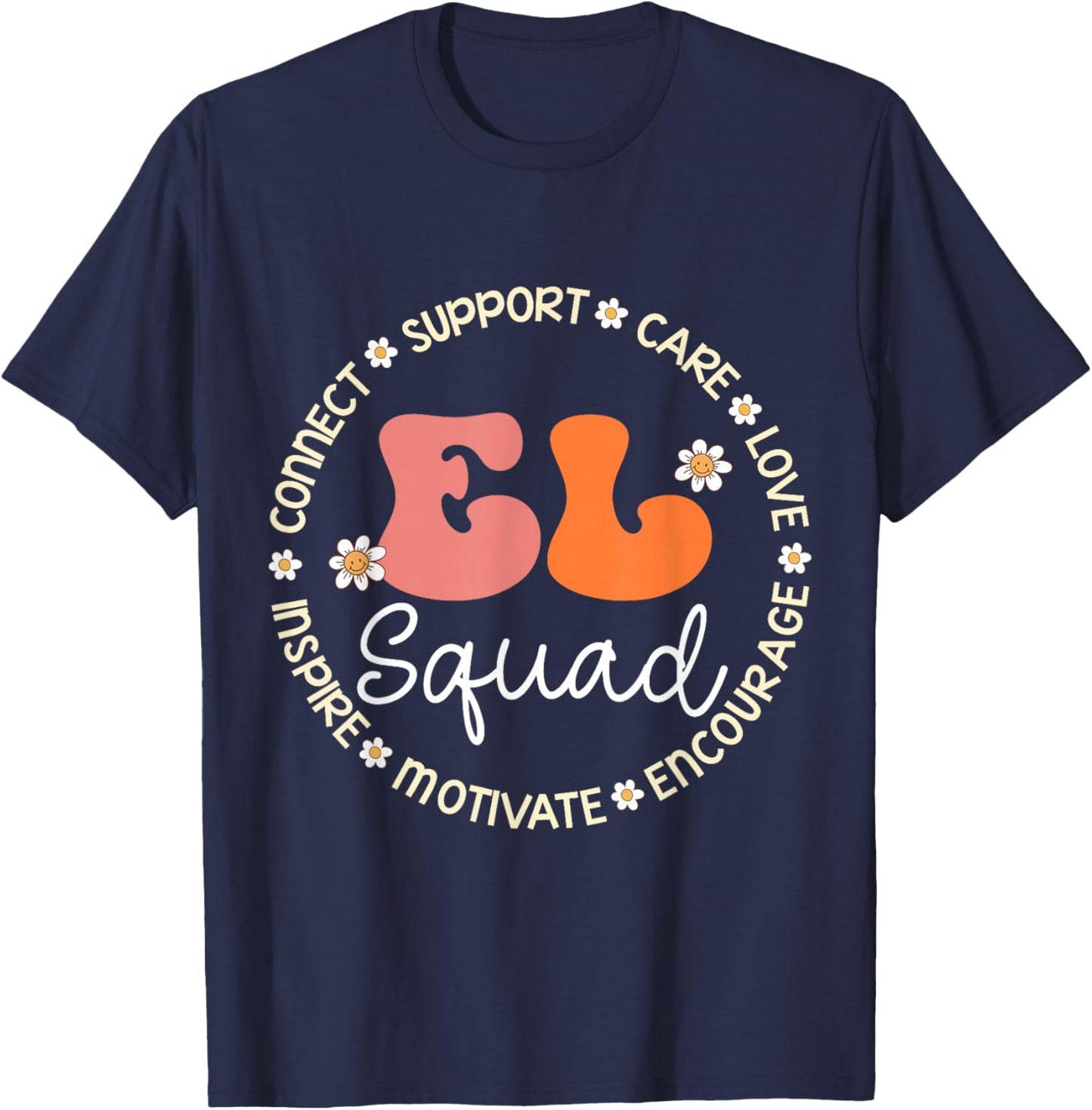 EL Squad Appreciation Week Back to School T-Shirt - T-Shirt | Navy