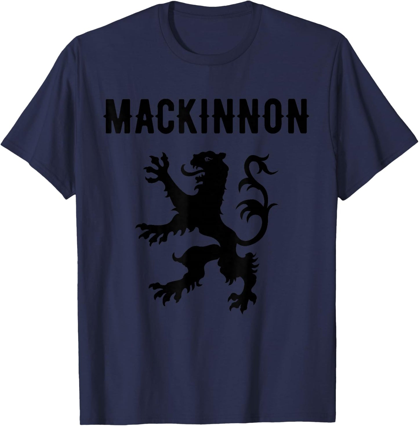Mackinnon Clan Scottish Family Name Scotland Heraldry T-Shirt - T-Shirt | Navy