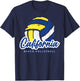 Beach Volleyball California T-Shirt - T-Shirt | Navy
