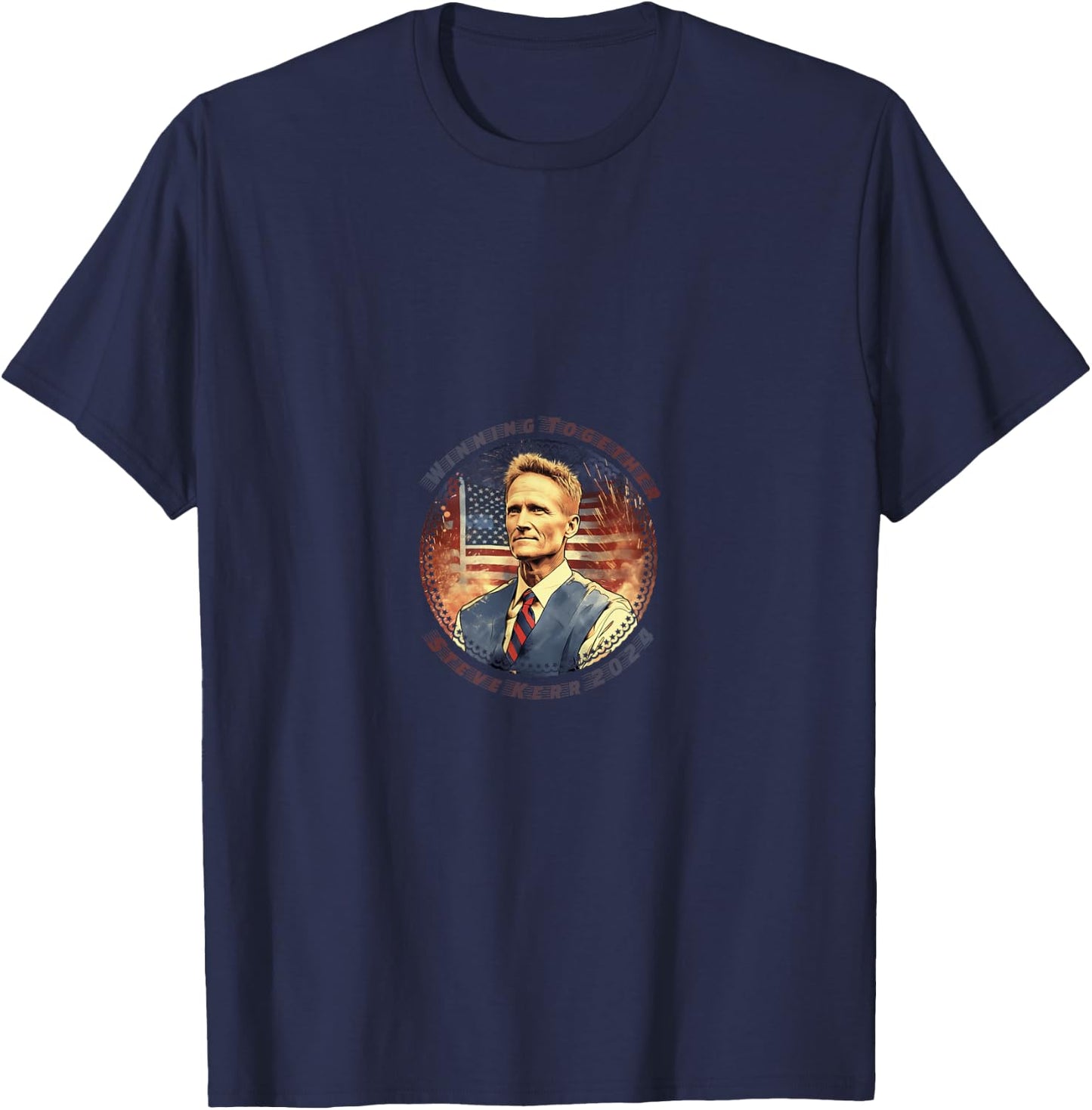 Steve Kerr for President of the United States 2024 T-Shirt - T-Shirt | Navy