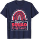 Support Squad Breast Cancer, Breast Cancer Awareness T-Shirt - T-Shirt | Navy