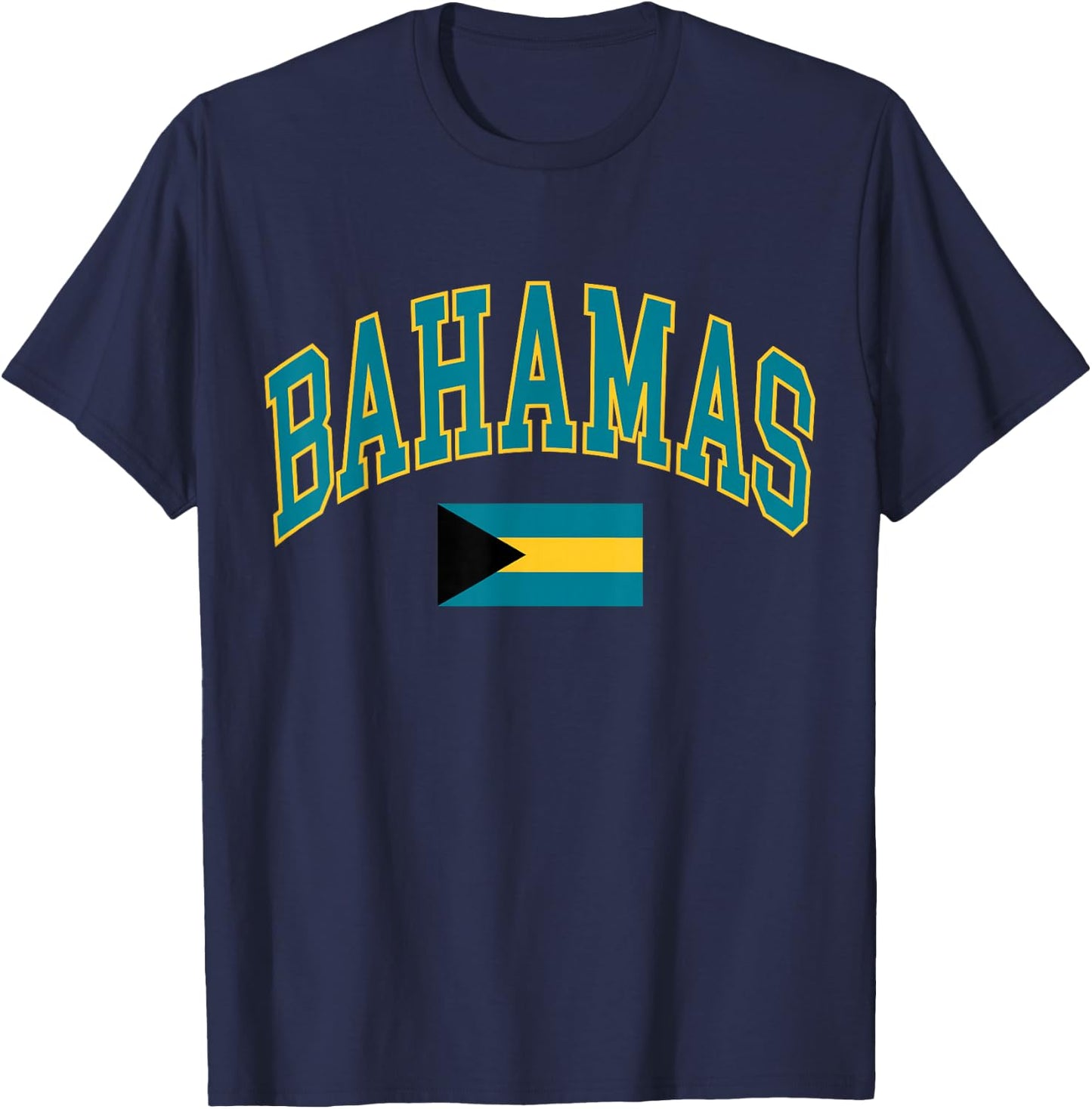 Bahamas Flag T-Shirt - T-Shirt | Navy