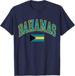 Bahamas Flag T-Shirt - T-Shirt | Navy