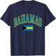Bahamas Flag T-Shirt - T-Shirt | Navy