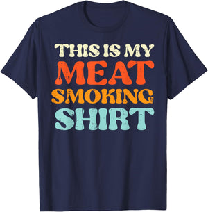 This Is My Meat Grilling Shirt Funny Bbq Grill Men Women T-Shirt - T-Shirt | Navy