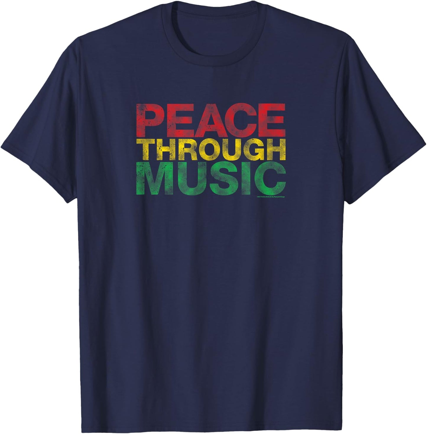 Playing for Change Peace Through Music T-Shirt - T-Shirt | Navy