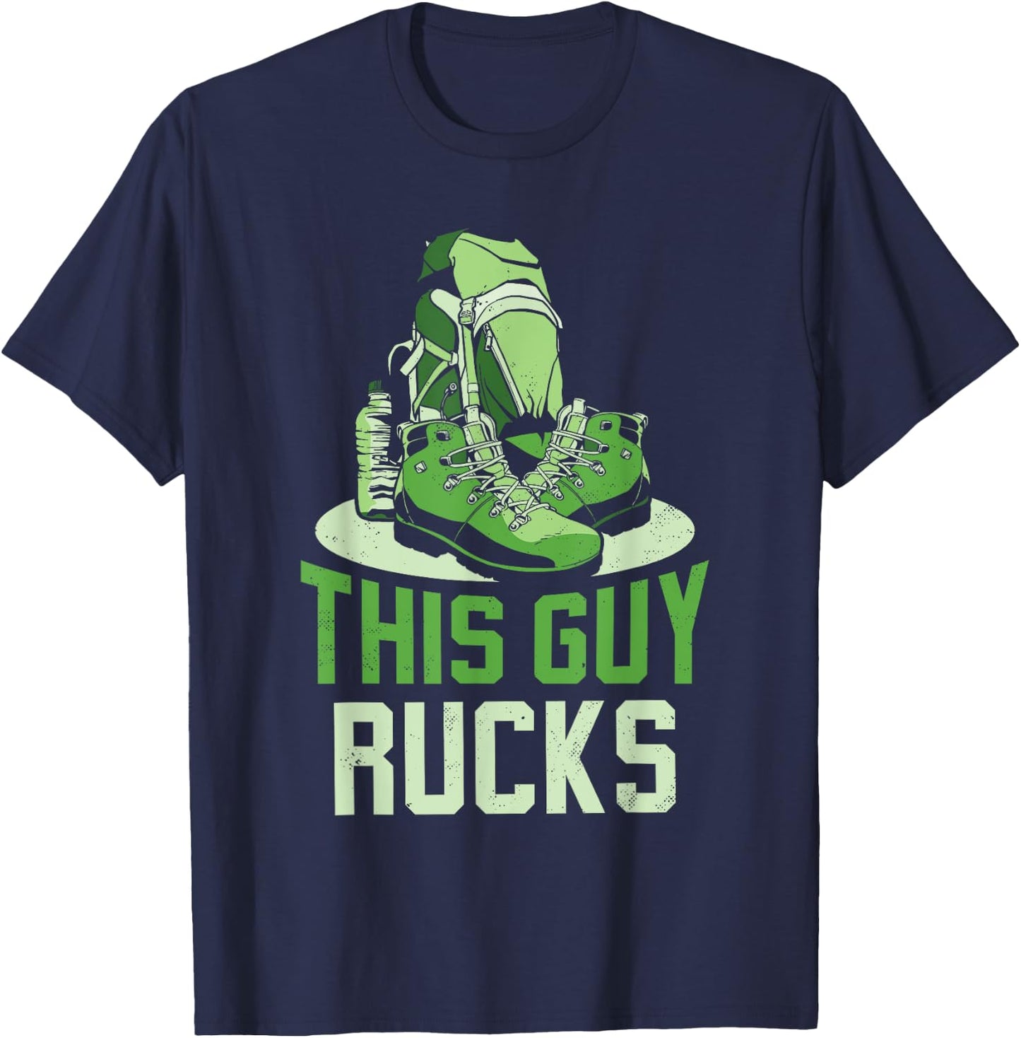 This Guy Rucks Workout Rucksack Backpack Ruck Rucking T-Shirt - T-Shirt | Navy
