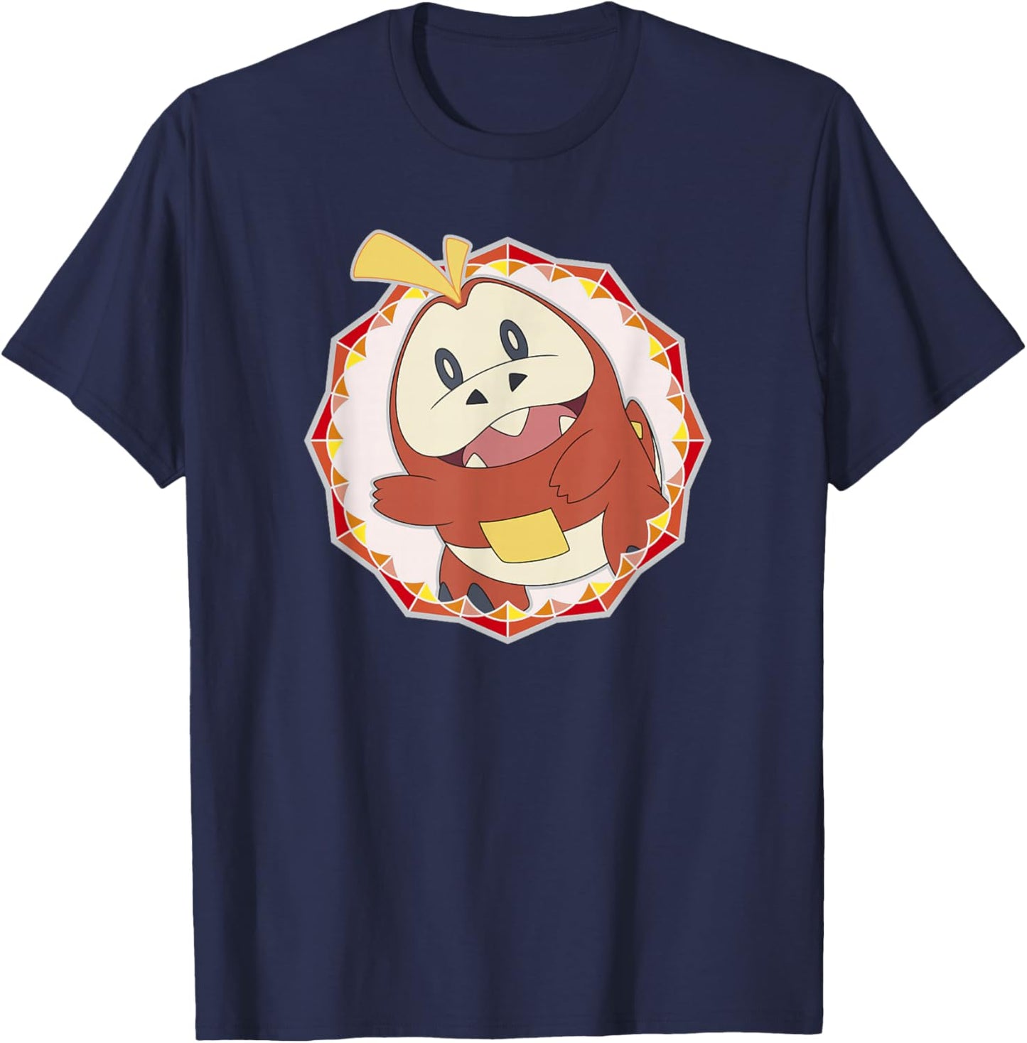 Pokémon Fuecoco Starter Scarlet and Violet Logo T-Shirt - T-Shirt | Navy
