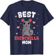 Chinchilla Mom Owner Pet Rodent Veterinarian Mother's Day T-Shirt - T-Shirt | Navy