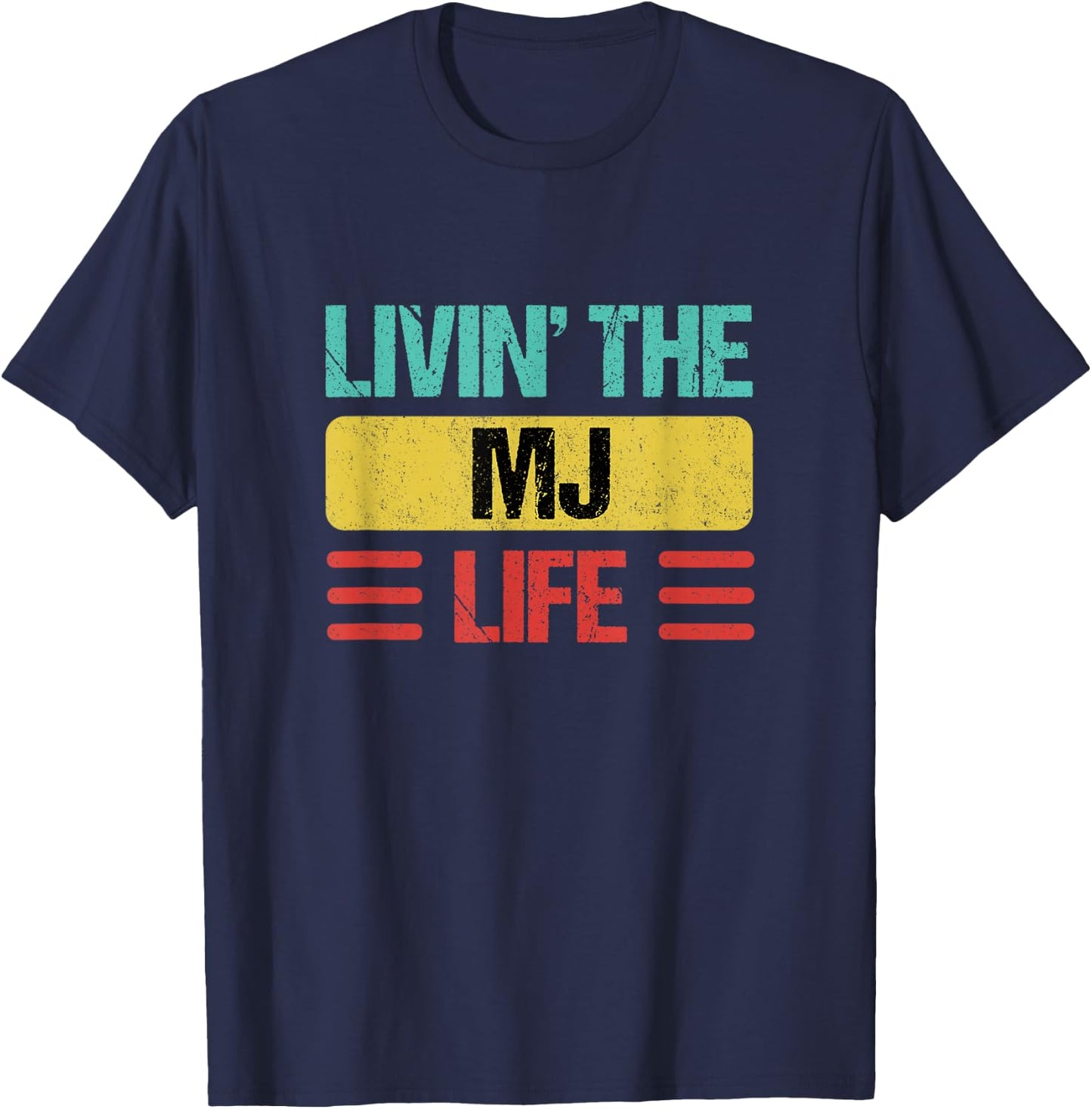 Mj Name T-Shirt - T-Shirt | Navy