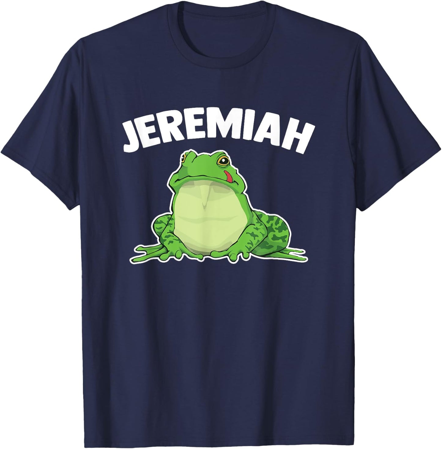 Jeremiah Bullfrog - Funny Saying Music Lover Musician Music T-Shirt - T-Shirt | Navy