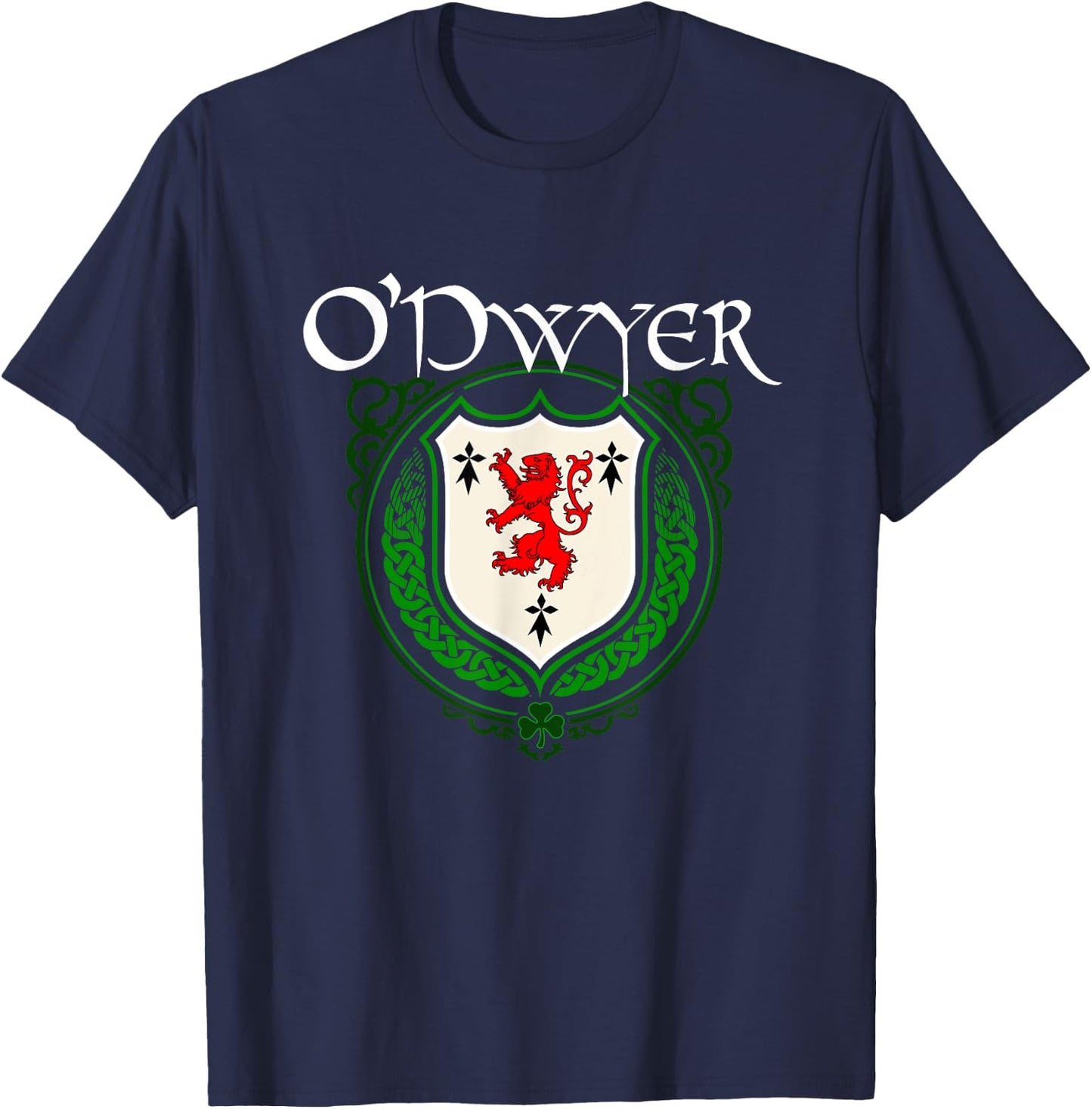 O'Dwyer Surname Irish Clan Tartan Badge Ireland T-Shirt - T-Shirt | Navy
