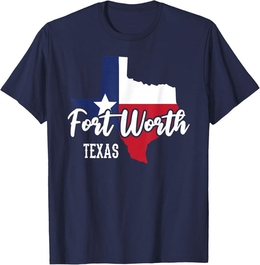 Fort Worth Texas Pride T-Shirt - T-Shirt | Navy