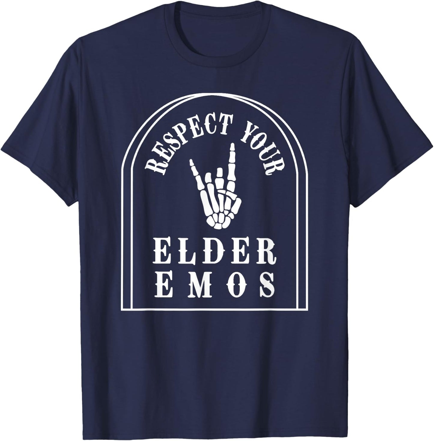 Respect Your Elder Emos T-Shirt - T-Shirt | Navy