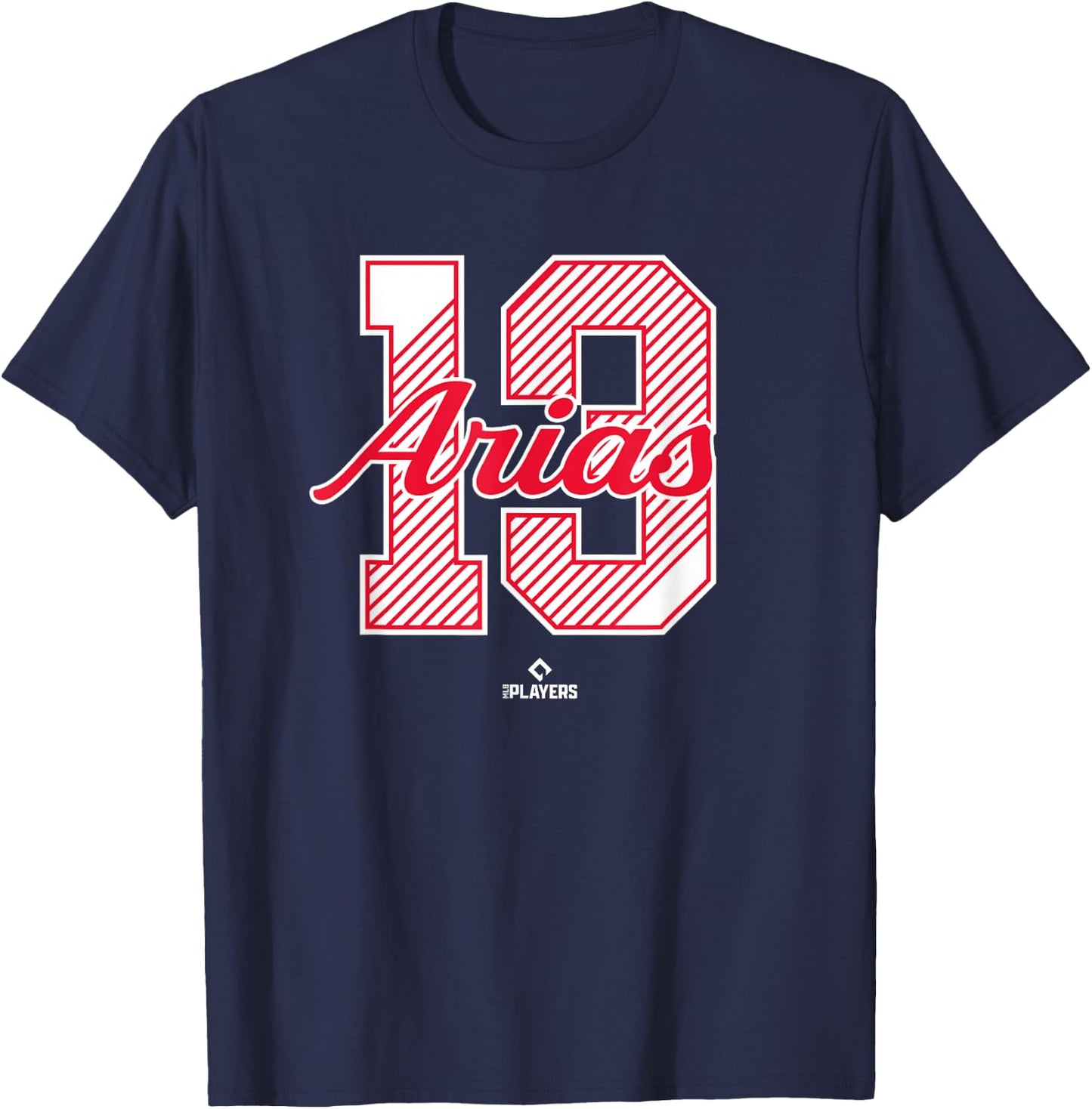 Gabriel Arias 13 Cleveland MLBPA T-Shirt - T-Shirt | Navy