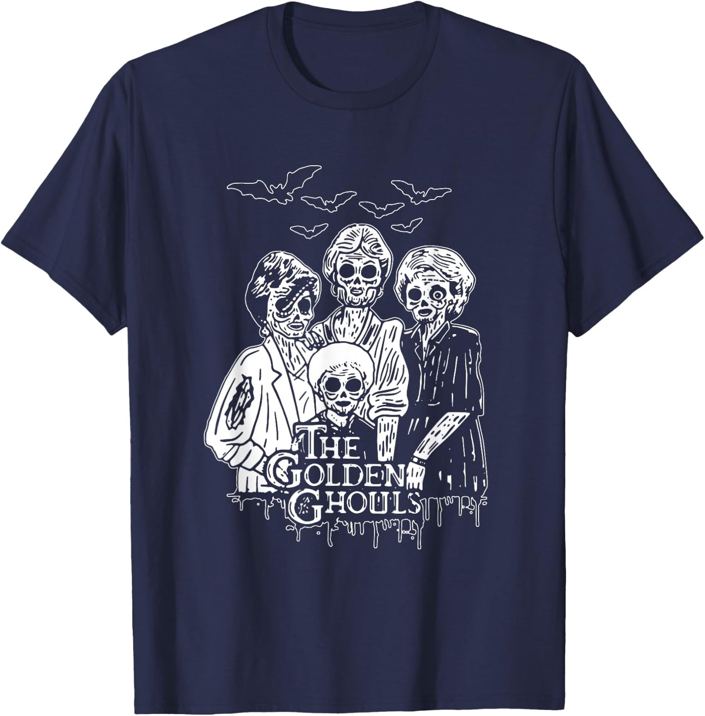 Funny Women The Golden Ghouls Funny Halloween Costumes T-Shirt - T-Shirt | Navy