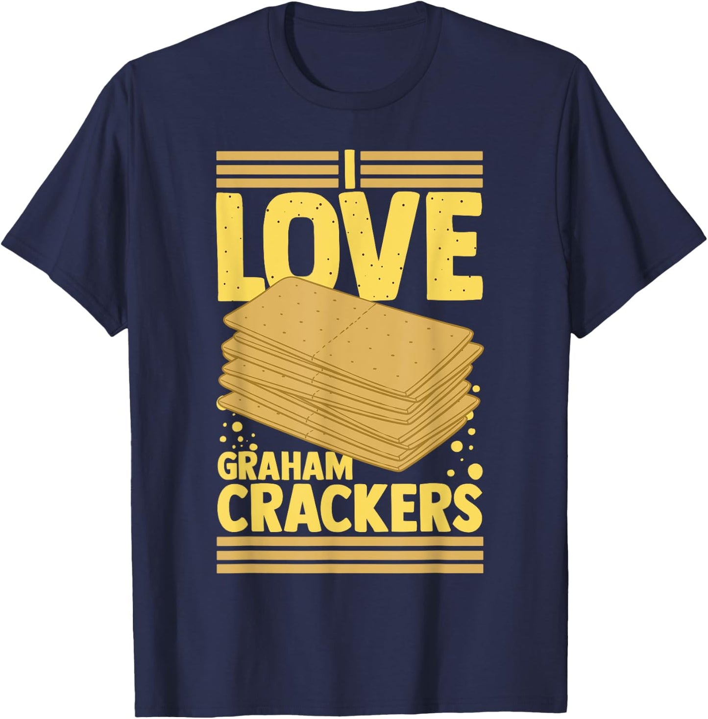 Graham Cracker Smore Crust Recipe Pie T-Shirt - T-Shirt | Navy