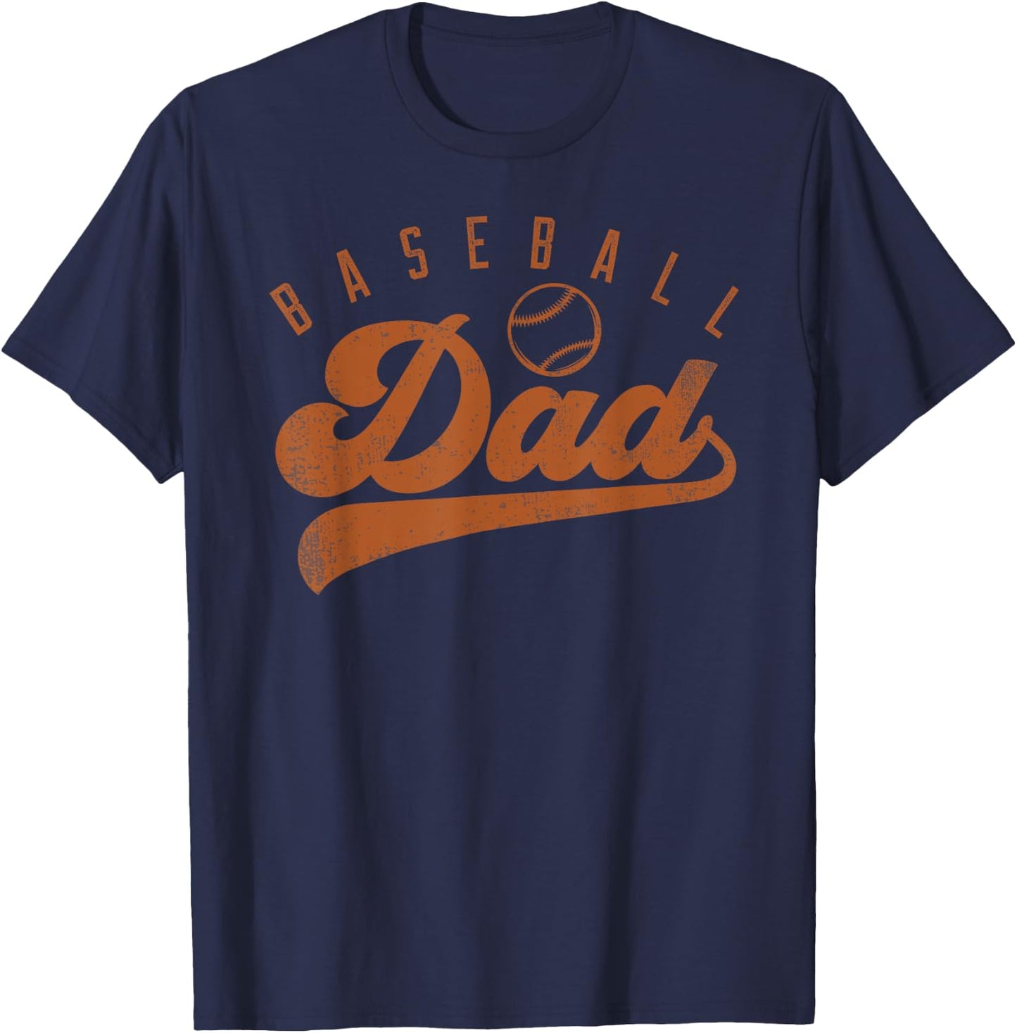 Baseball Dad T-Shirt - T-Shirt | Navy