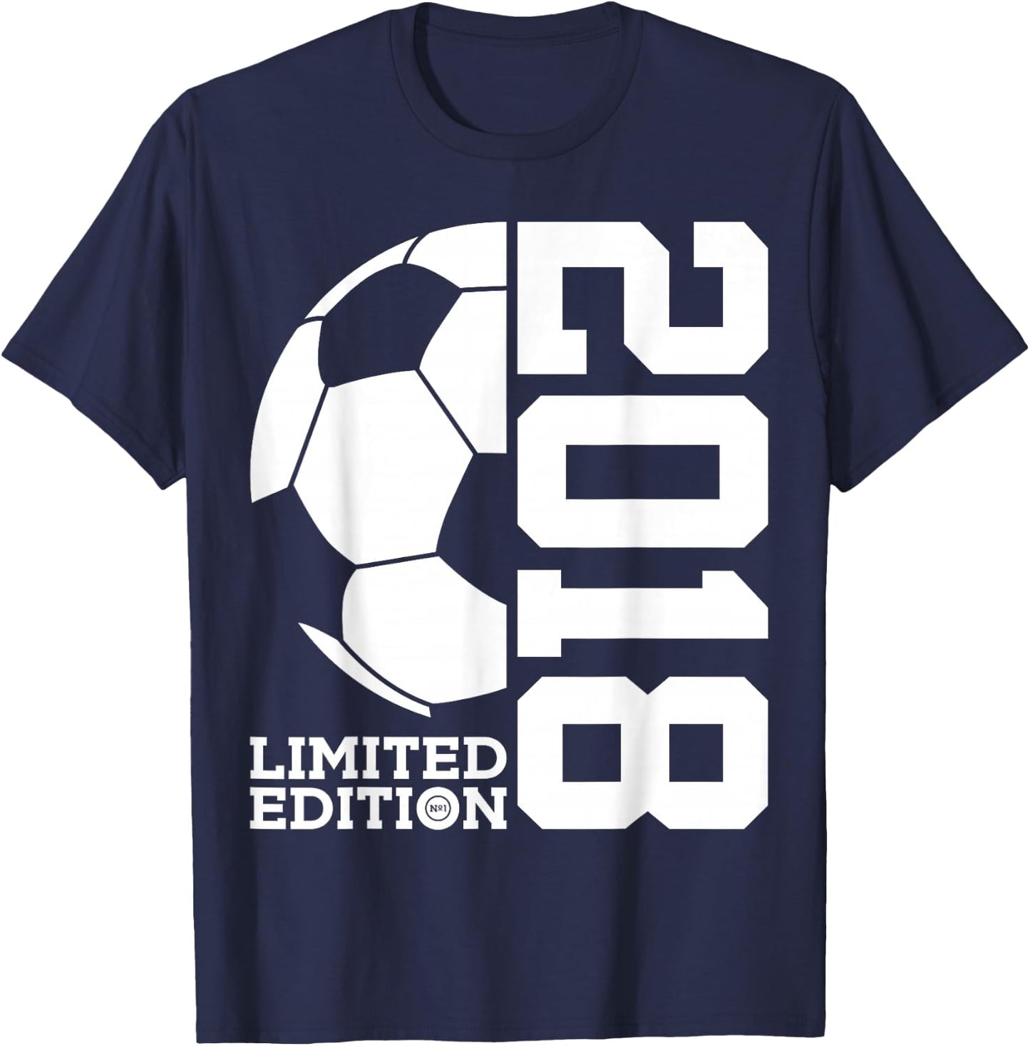 8th BIRTHDAY SOCCER LIMITED EDITION 2018 T-Shirt - T-Shirt | Navy