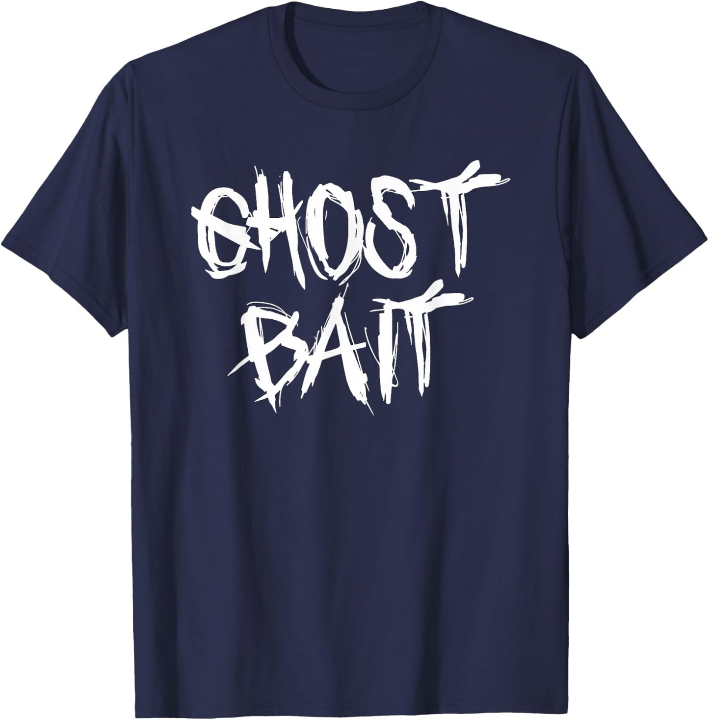 Paranormal Investigation Ghost Bait Haunted Ghost Hunter T-Shirt - T-Shirt | Navy